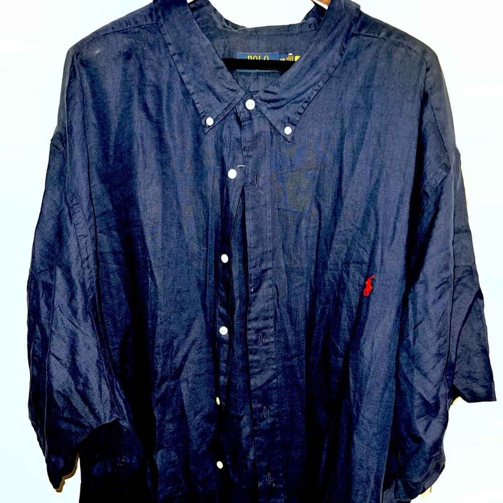 Big & Tall 6XB Ralph Lauren casual button up